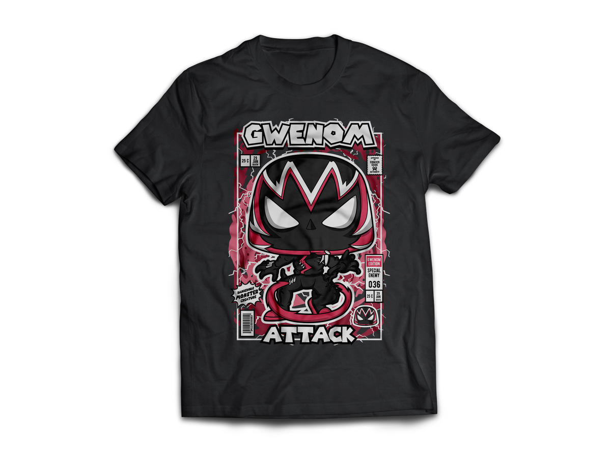 Gwenom Pop Art Short Sleeve T-Shirt
