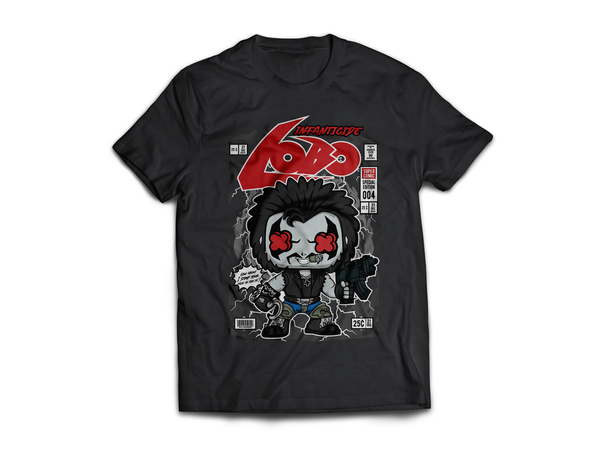 Lobo Pop Art Short Sleeve T-Shirt