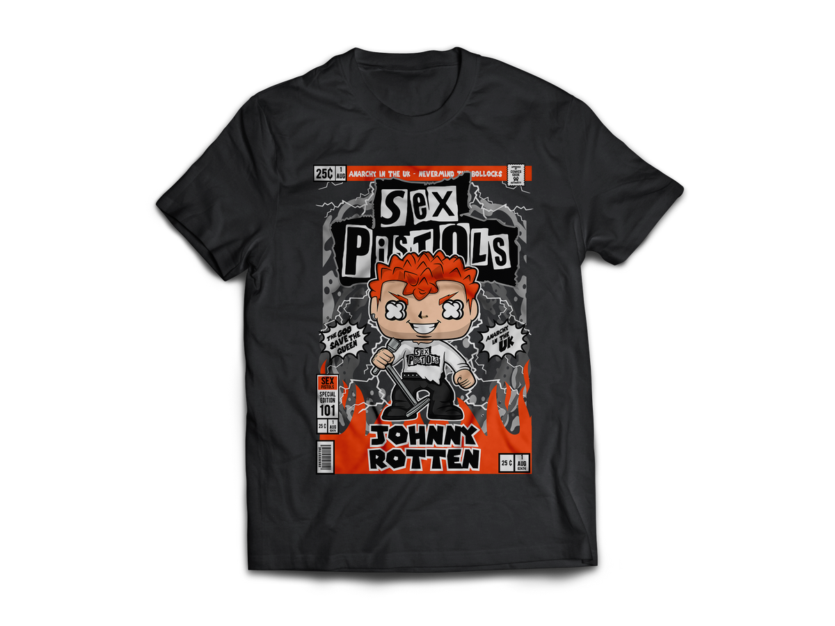 Sex Pistols Pop Art Short Sleeve T-Shirt