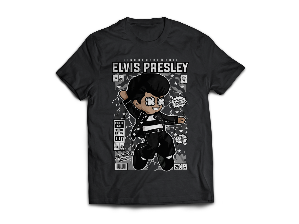 Elvis Presley Pop Art Short Sleeve T-Shirt