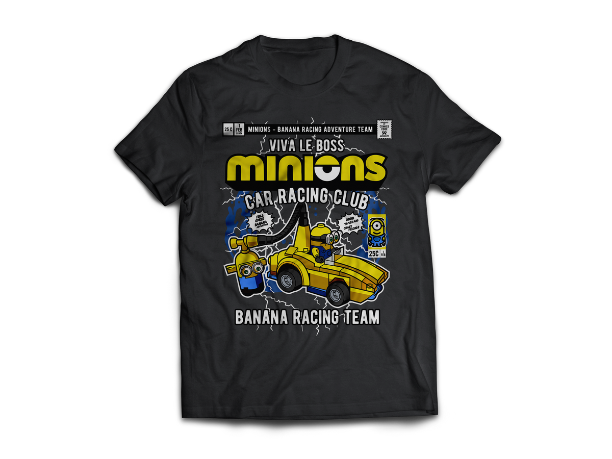 Minions Pop Art Short Sleeve T-Shirt