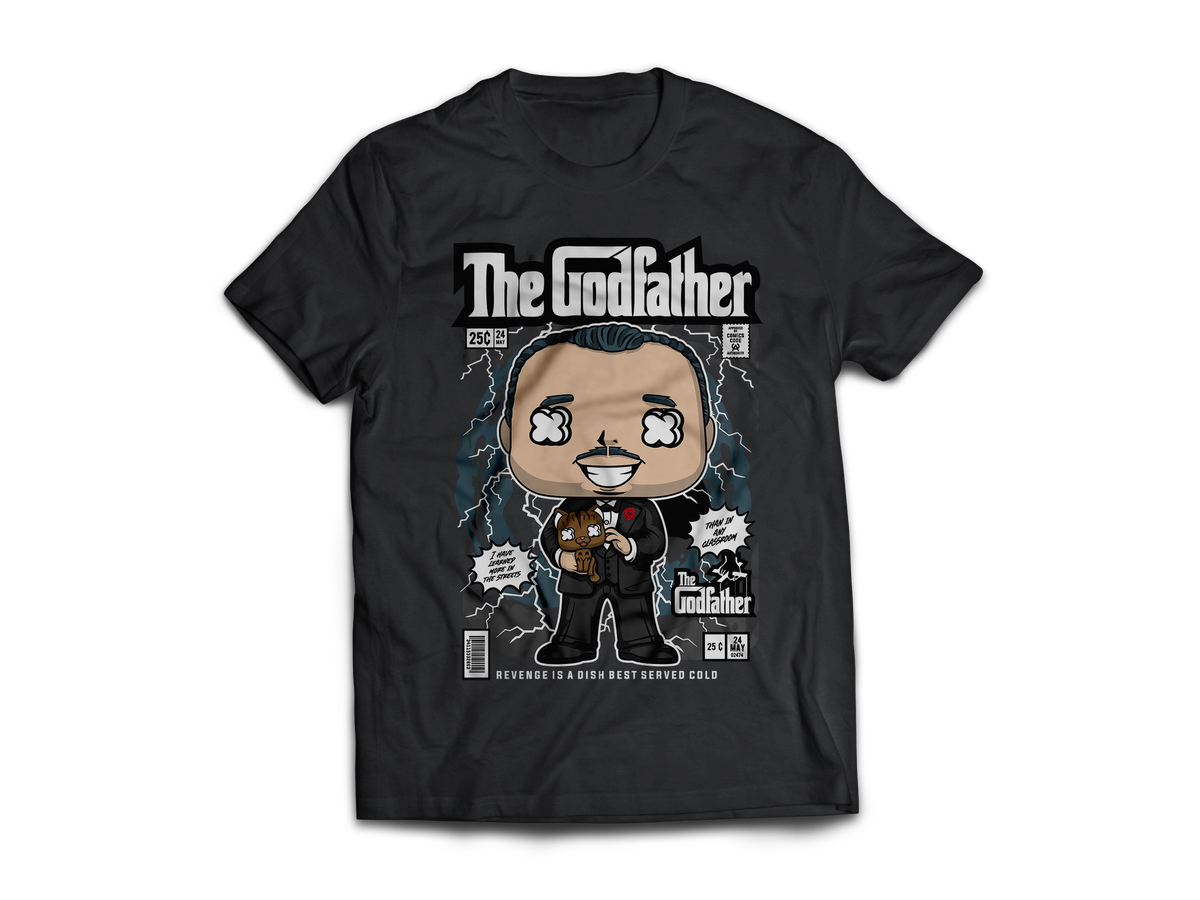 The God Father Pop Art Short Sleeve T-Shirt