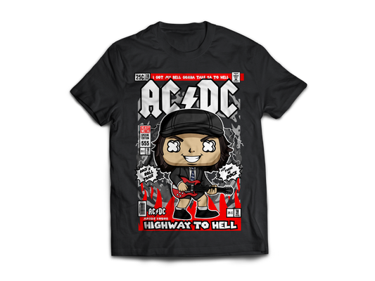 ACDC Pop Art Short Sleeve T Shirt