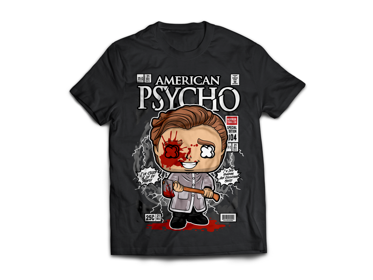 America Psycho Short Sleeve T Shirt