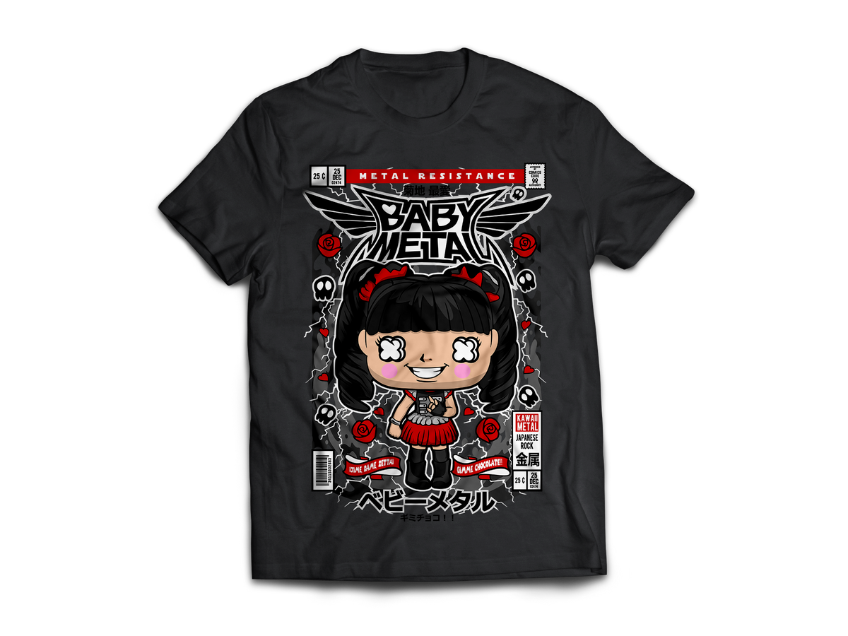 Baby Metal Pop Art Short Sleeve T-Shirt