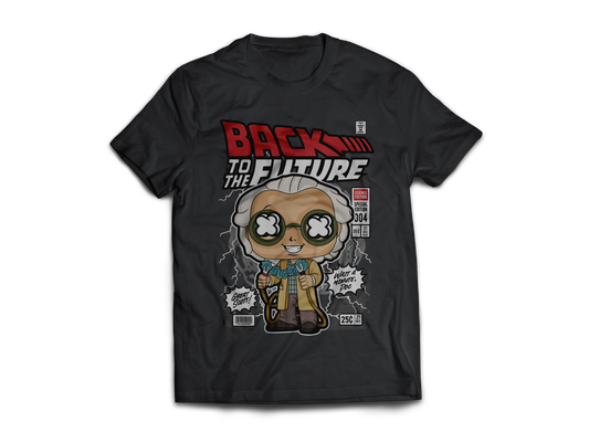 Back To The Future Pop Art Short Sleeve T-Shirt