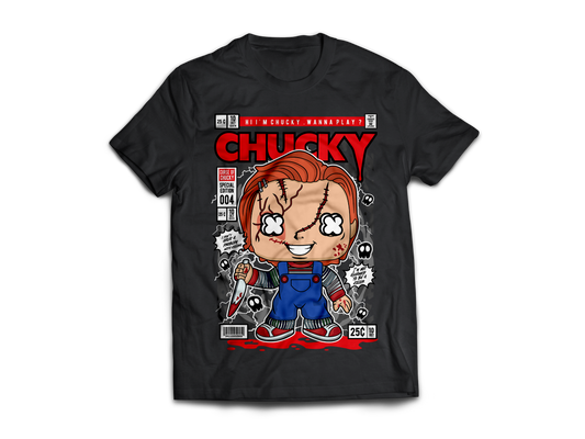 Chucky Pop Art  Short Sleeve T-Shirt