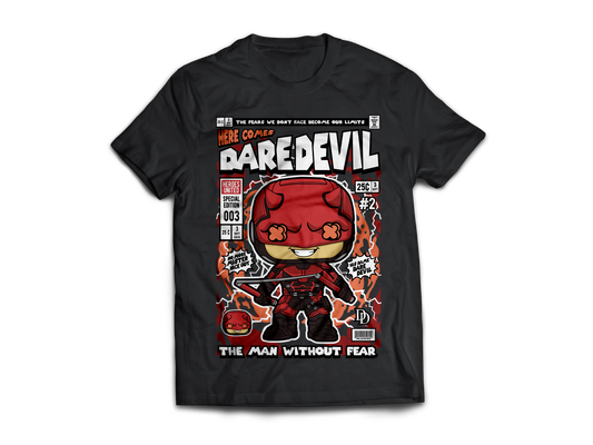 Daredevil Pop Art  Short Sleeve T-Shirt