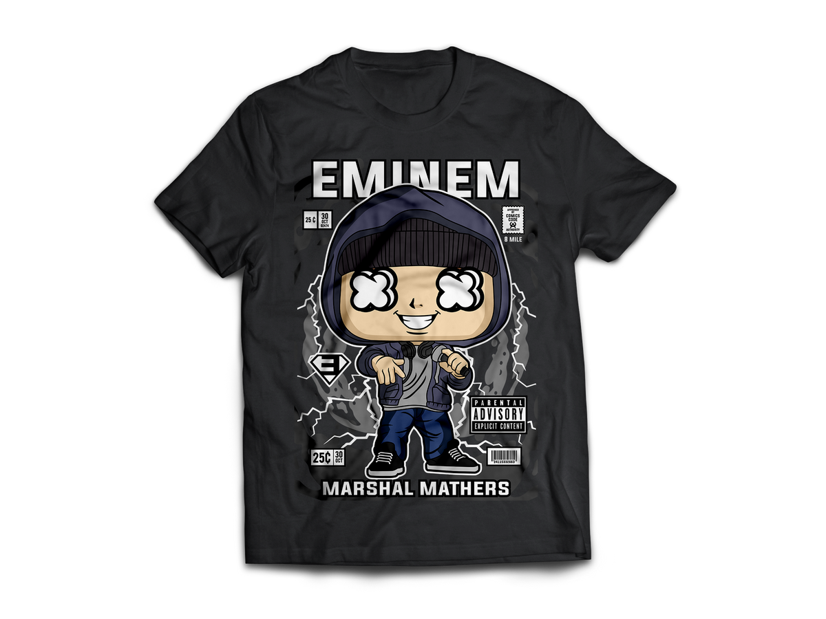 Eminem Pop Art  Short Sleeve T-Shirt