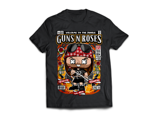 Guns and Roses Pop Art Short Sleeve T-Shirt