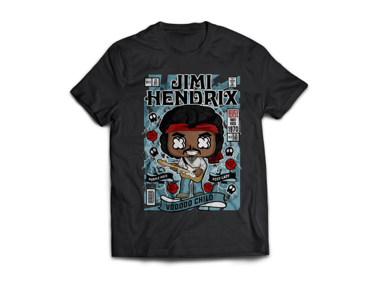 Jimi Hendrix Pop Art  Short Sleeve T-Shirt