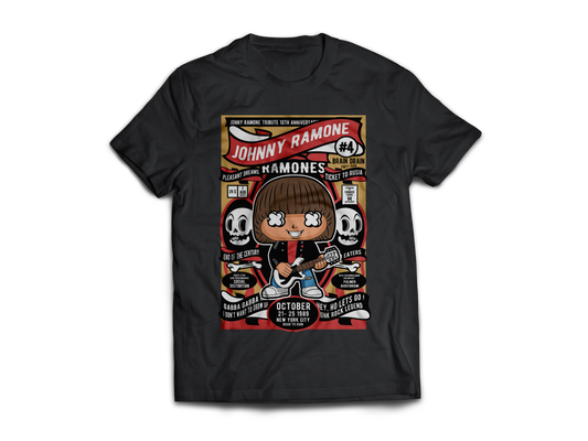Johny Ramone Pop Art  Short Sleeve T-Shirt