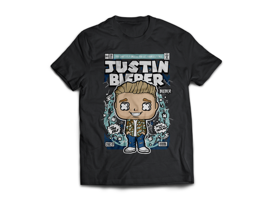 Justin Bieber Pop Art  Short Sleeve T-Shirt