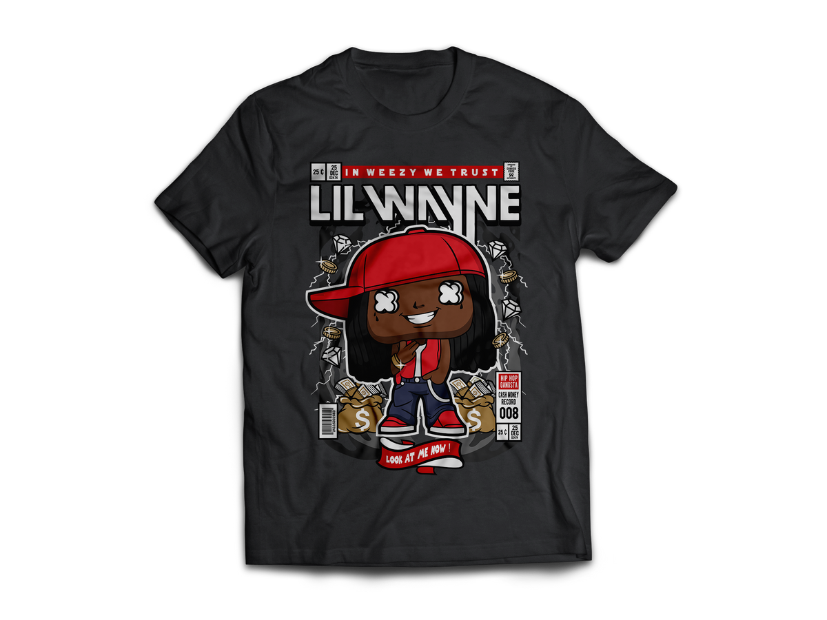 Lil Wayne Pop Art  Short Sleeve T-Shirt