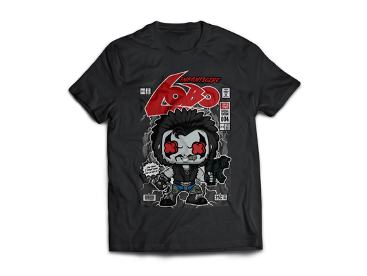 Lobo Pop Art  Short Sleeve T-Shirt