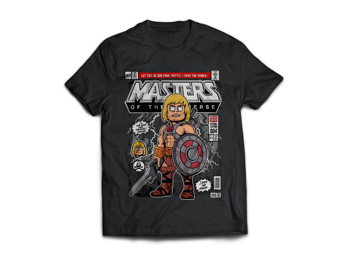 Masters of the universe Pop Art Short Sleeve T-Shirt