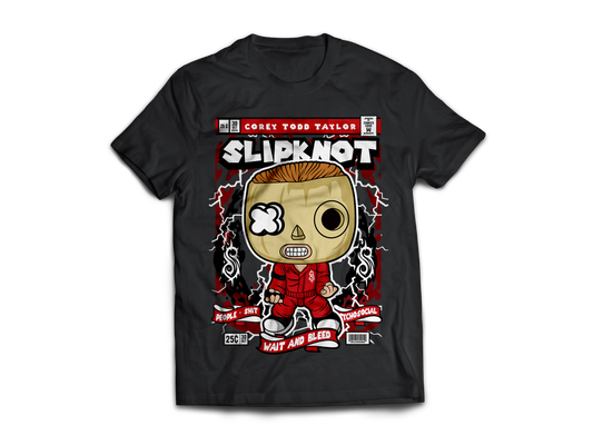 Slipknot Pop Art  Short Sleeve T-Shirt