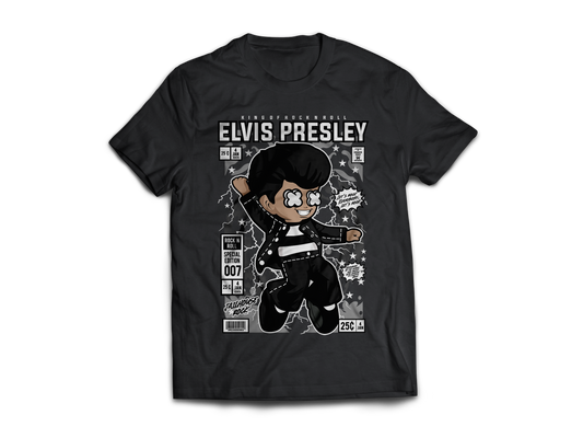 Elvis Presley Pop Art  Short Sleeve T-Shirt